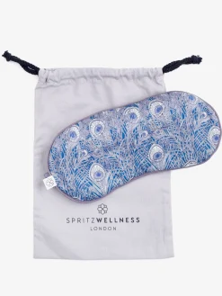 Liberty Print Aromatherapy Eye Mask - Hera Blue