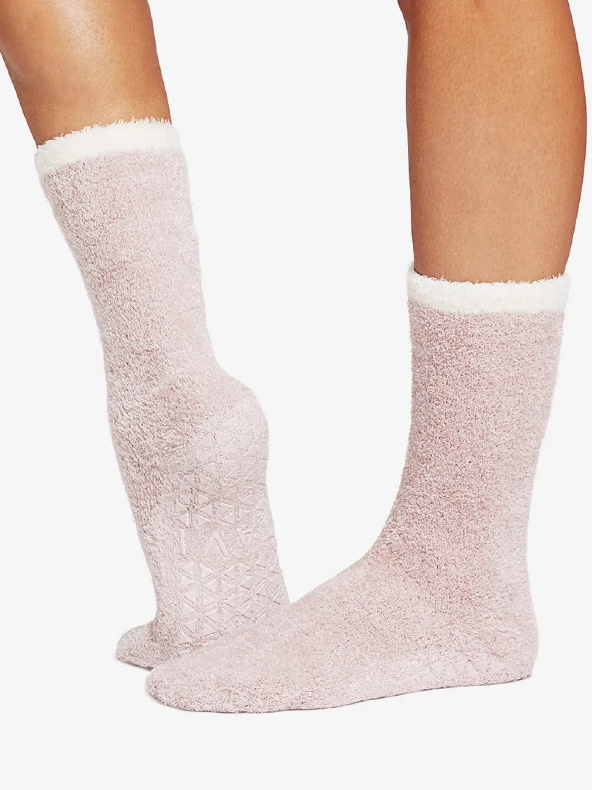 Lounge Grip Socks - Soft Blush - One Size