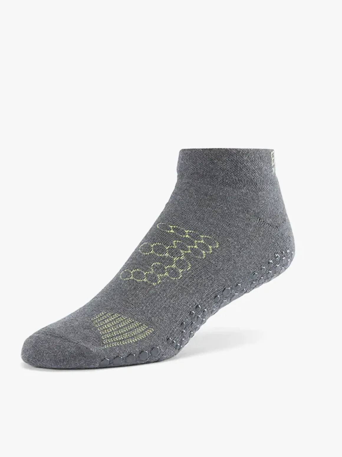 Low Rise Grip Socks - Slate