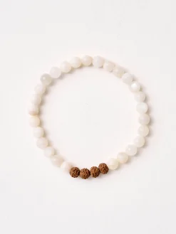 Mala Bead Bracelet - Moonstone