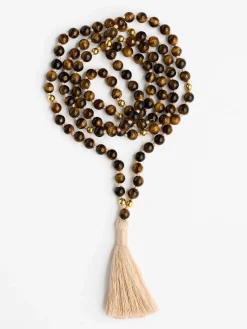 Mala Bead Necklace - Tiger's Eye