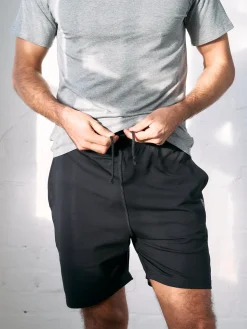 Men's Drawstring Shorts - Black