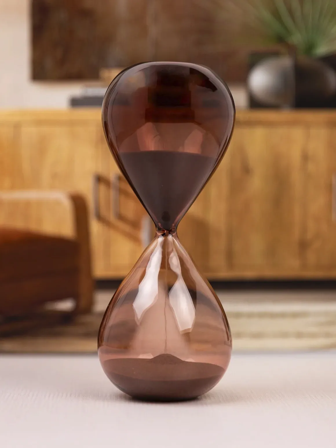 15 Minute Hourglass - Smoky Quartz