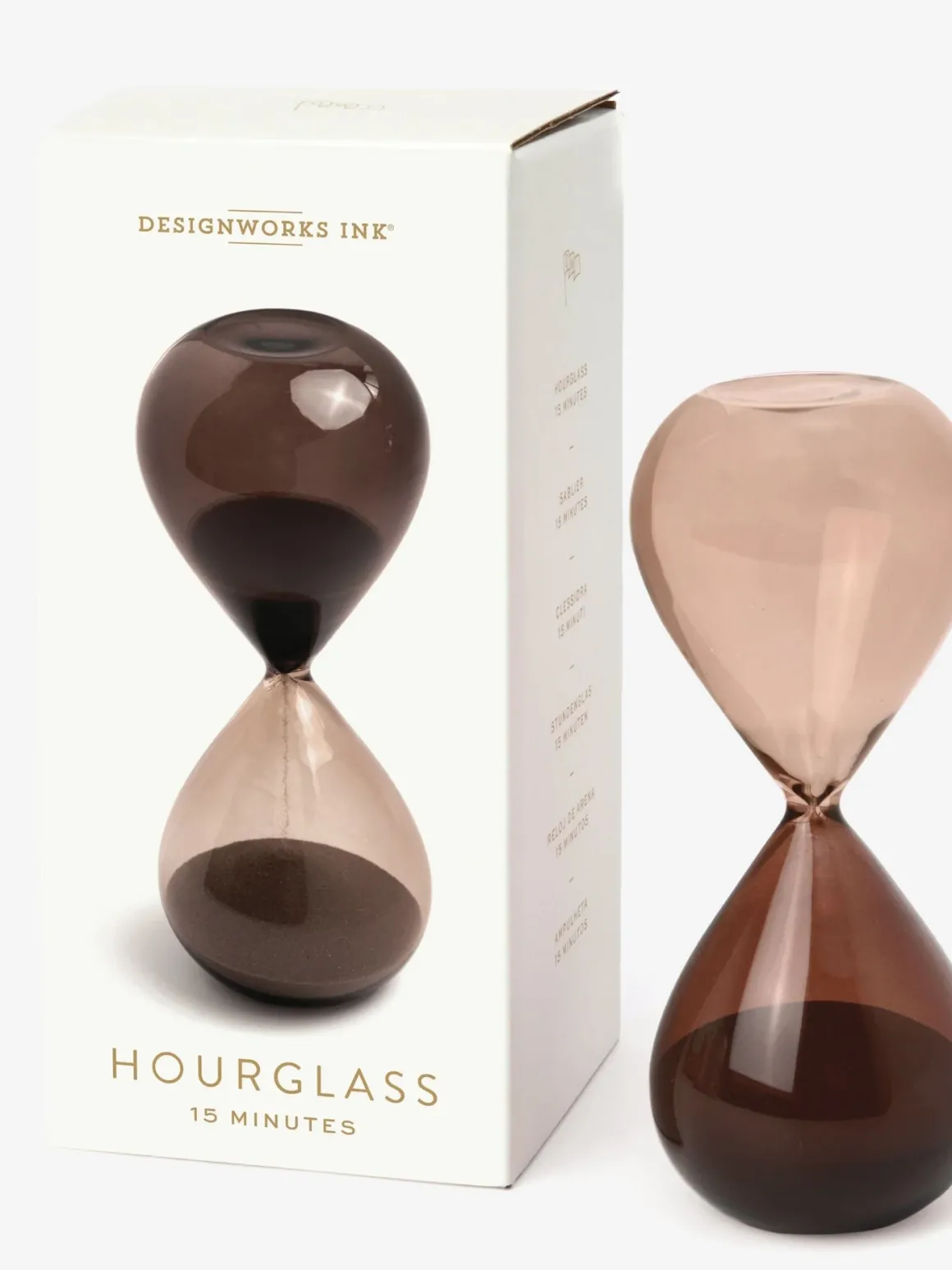 15 Minute Hourglass - Smoky Quartz