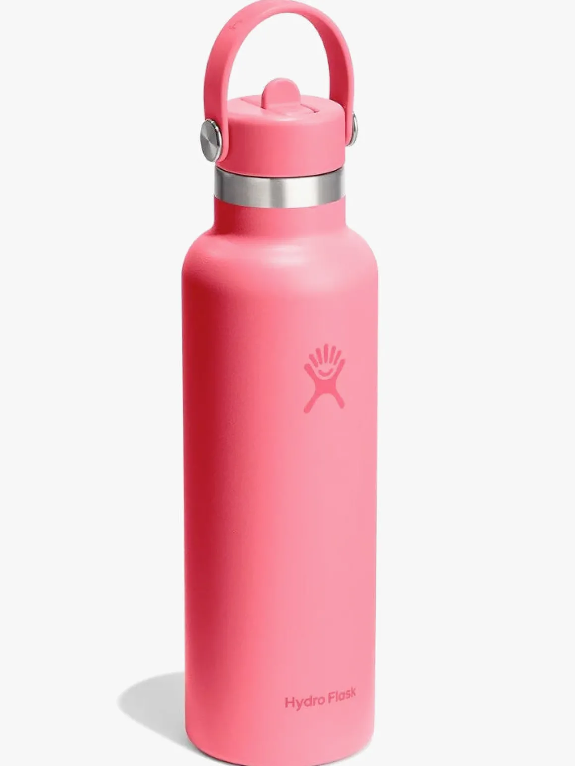 621ml (21oz) Standard Mouth Bottle with Flex Straw Cap - Popstar Pink