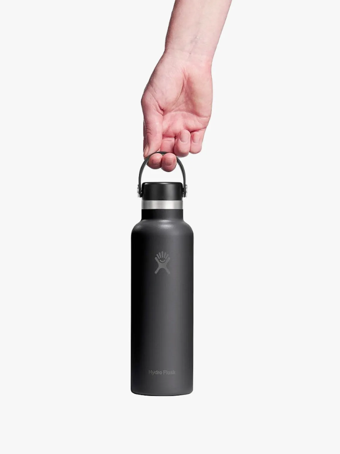621ml (21oz) Standard Mouth with Flex Cap - Black