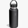 946ml (32oz) Wide Mouth with Flex Cap - Black