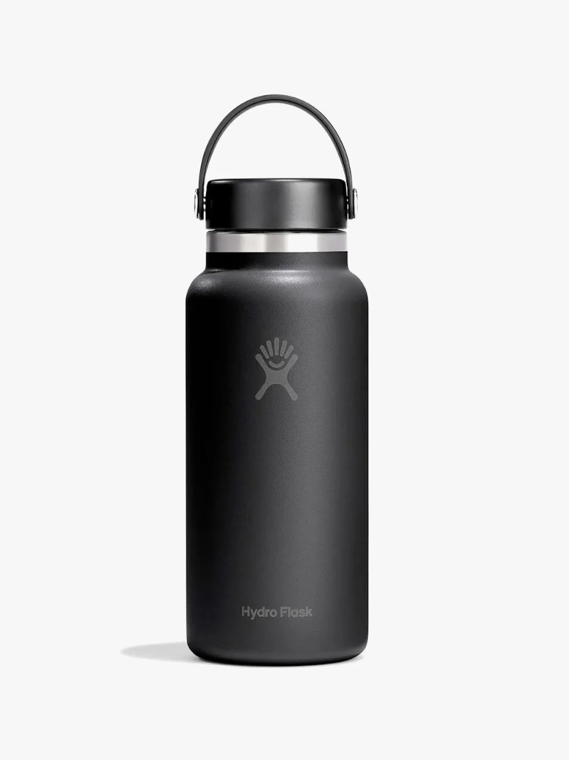 946ml (32oz) Wide Mouth with Flex Cap - Black