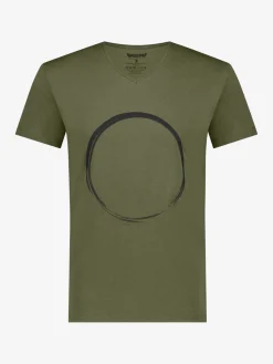 Moksha Zen Tee - Olive Green