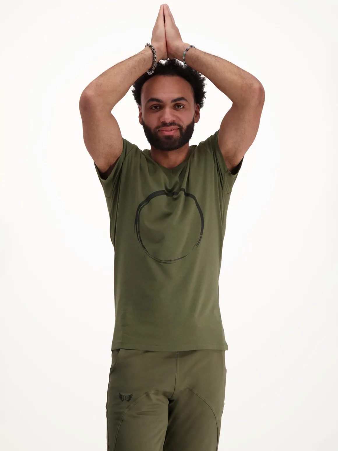 Moksha Zen Tee - Olive Green