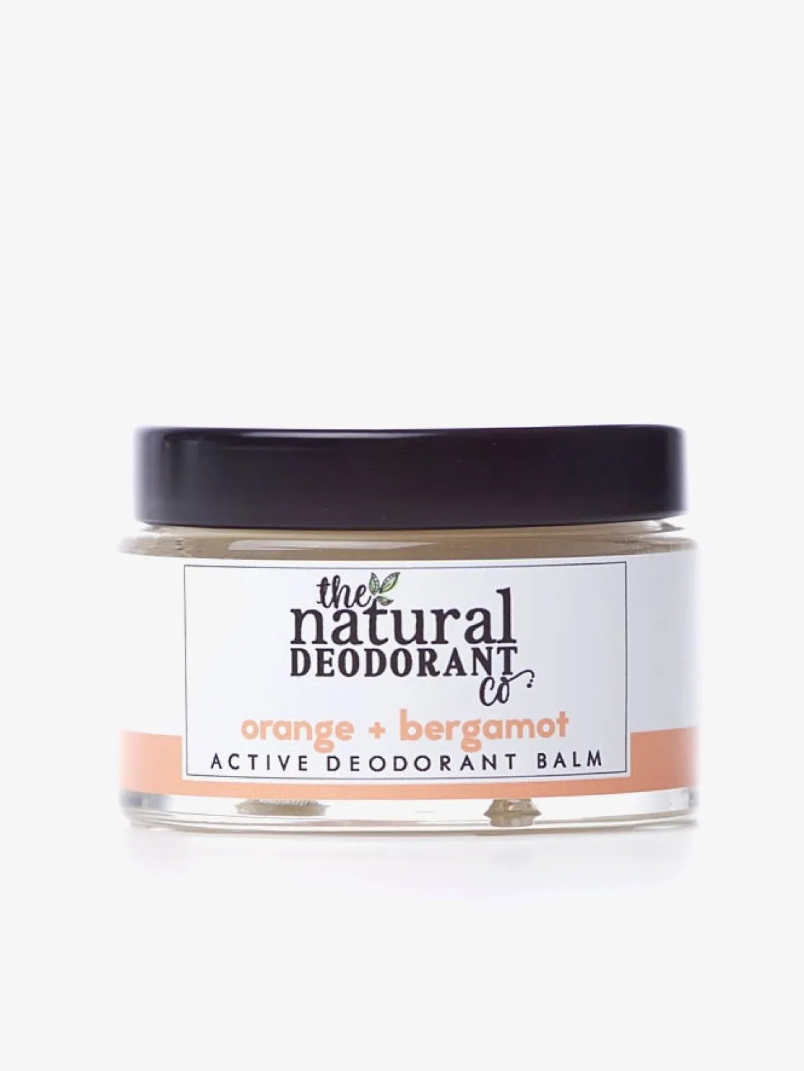 Natural Deodorant Co 55g Active Deodorant Balm - Orange + Bergamot