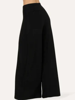 Nyx Wide Leg Yoga Pants - Onyx Black