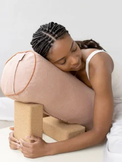 Organic Cotton Chambray Buckwheat Bolster