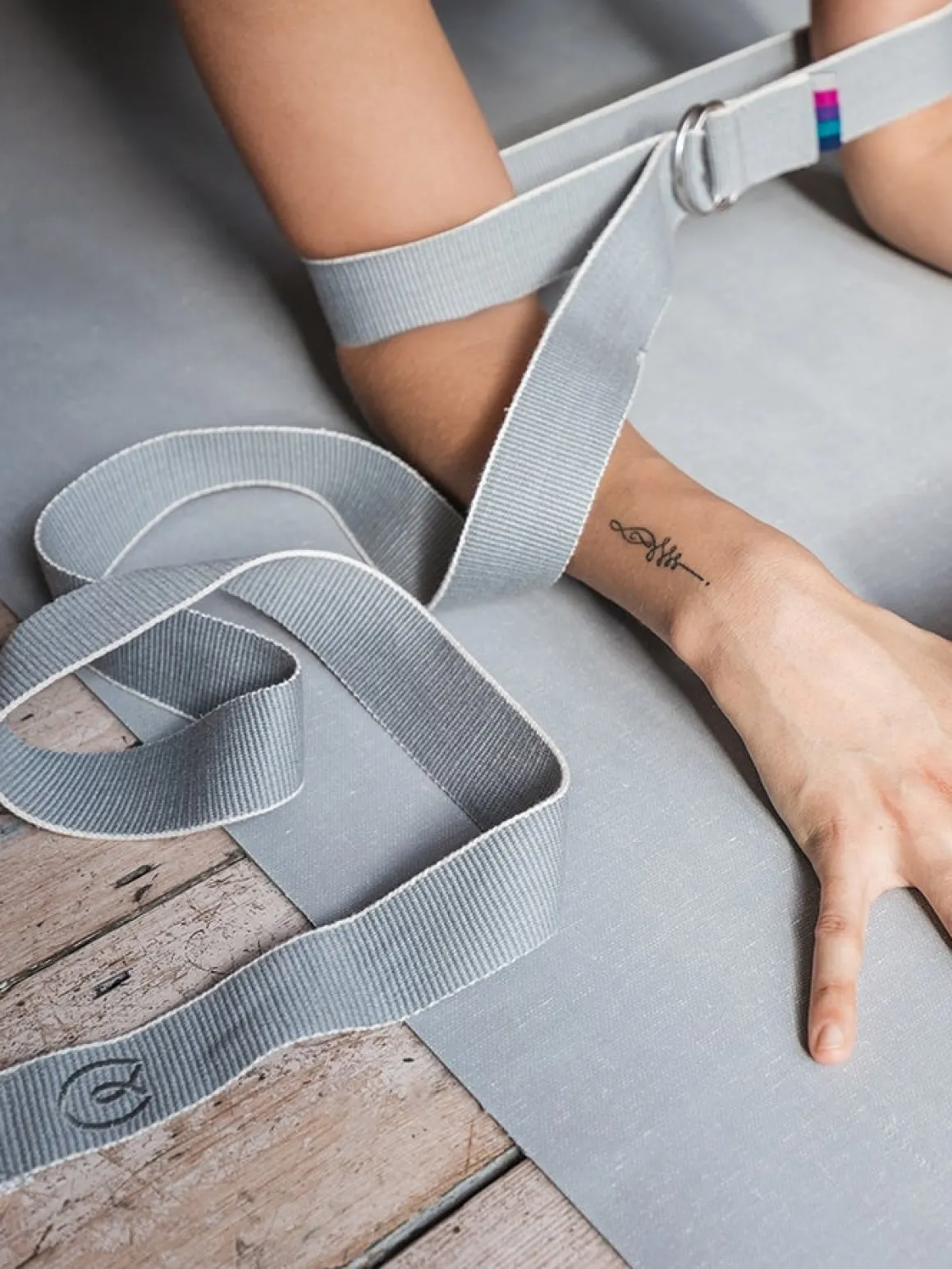 Organic Cotton Chambray D-ring Yoga Belt - Pack of 20
