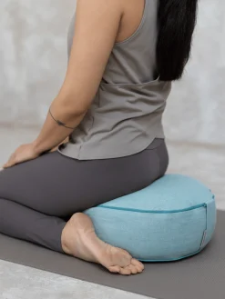 Organic Cotton Chambray Meditation Cushion