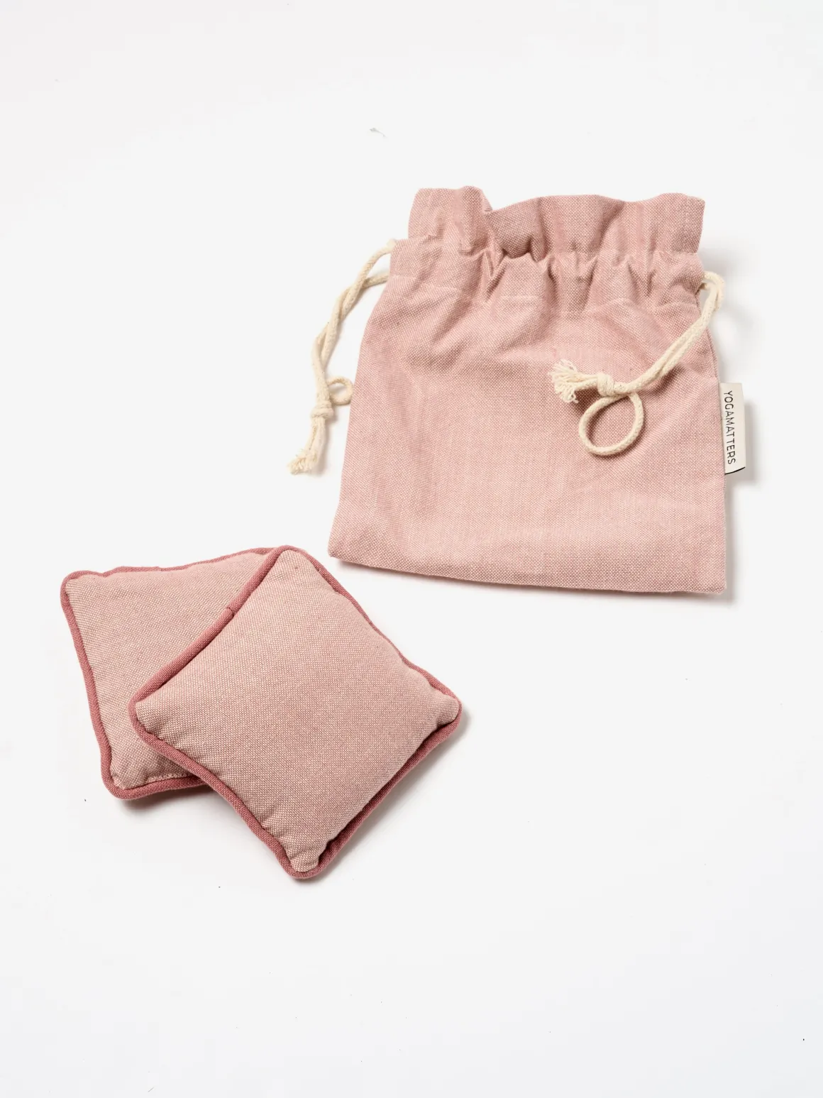 Organic Cotton Chambray Pair of Hand Pillows