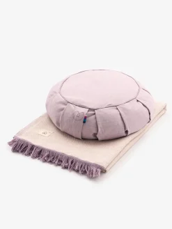 Organic Cotton Chambray Zafu Meditation Cushion