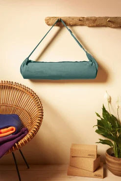 Organic Cotton Zip Up Yoga Bag