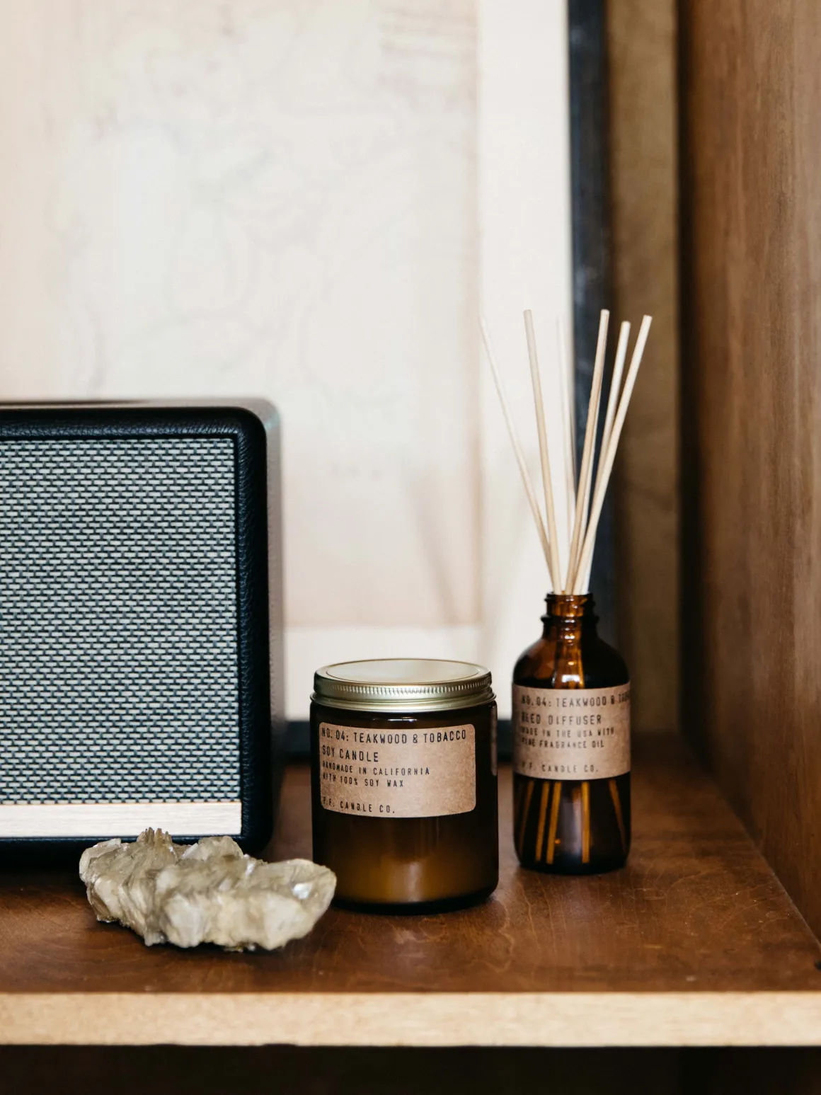 7.2oz Soy Candle - Teakwood & Tobacco