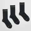 3-pack Crew Socks - Black