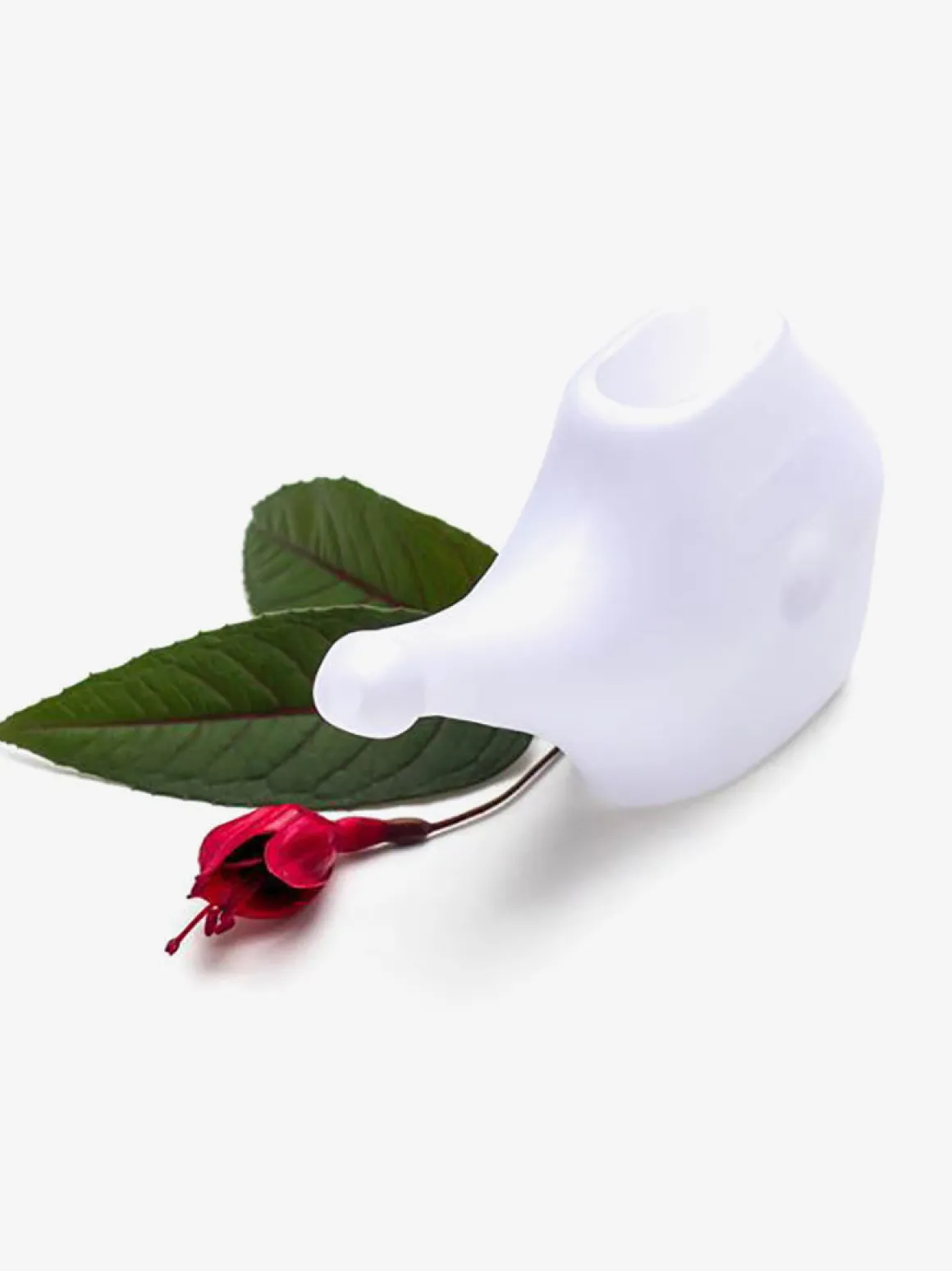 Plastic Neti Pot - White