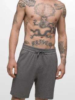 prAna Altitude Tracker Short II - Heather Grey