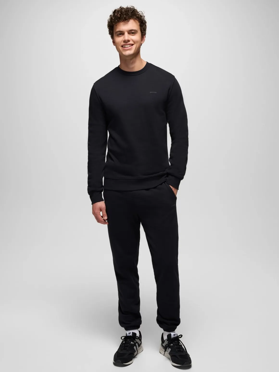prAna Everyday Fleece Crew Sweatshirt - Black