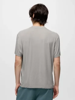 prAna Natural Rhythm S/S Crew Tee - Sterling Heather