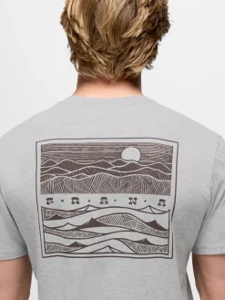 prAna Valley Lookout S/S Crew Tee - Heather Grey