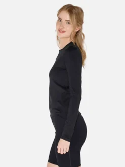 Reset Fitted Long Sleeve Tee - Black