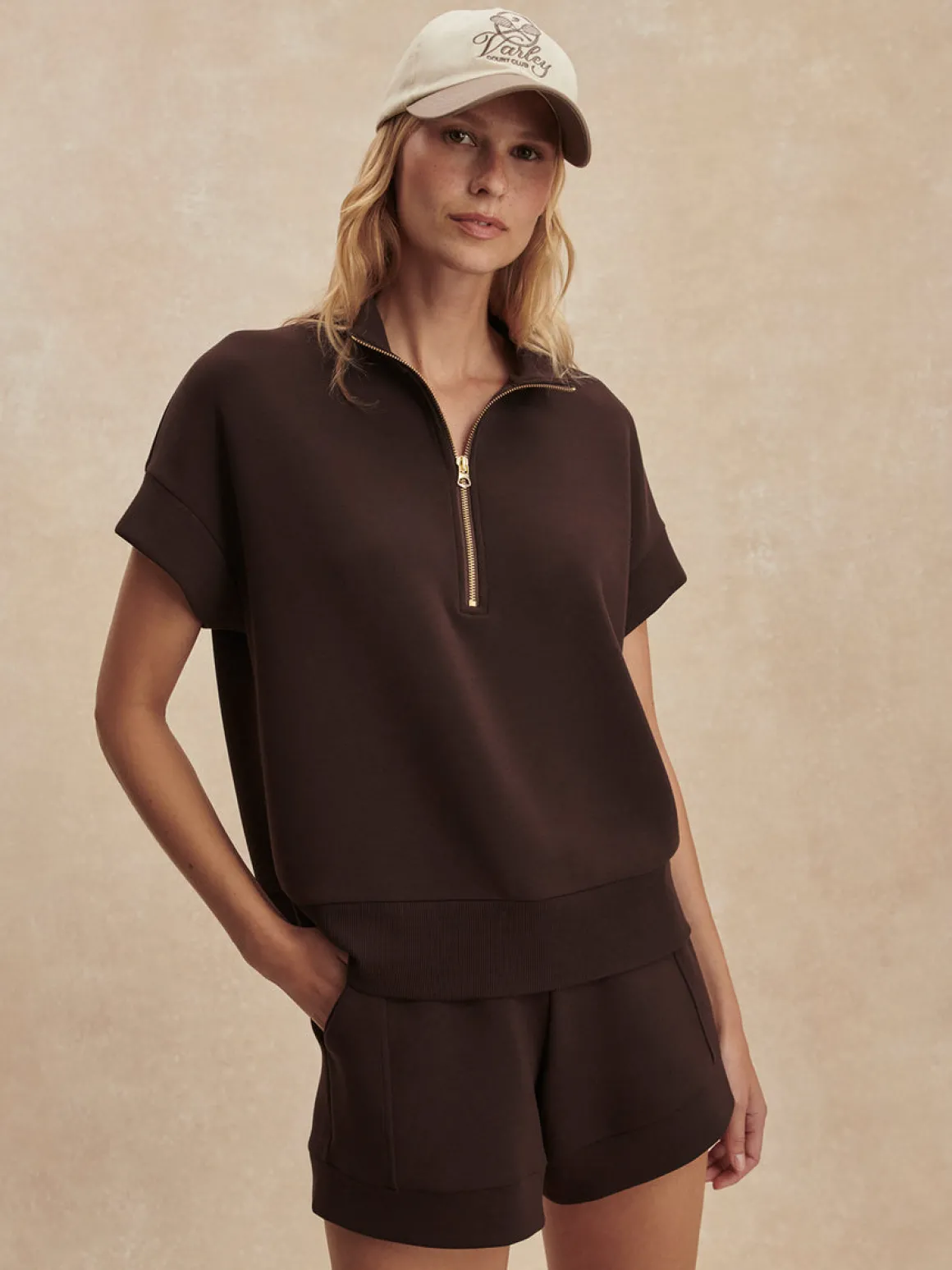 Ritchie Short Sleeve Sweat - Coffee Bean