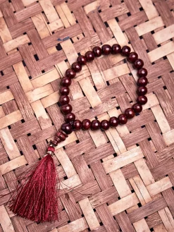 Rosewood Mala Beads Bracelet
