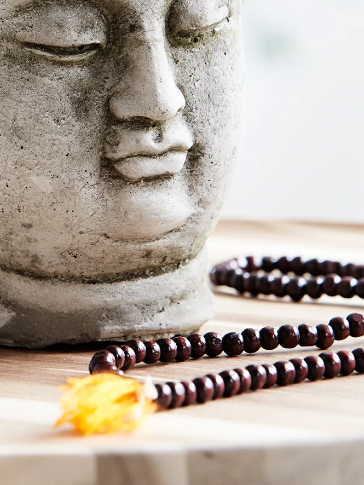 Rosewood Mala Beads Necklace