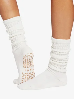 Stacy Grip Socks - Snow
