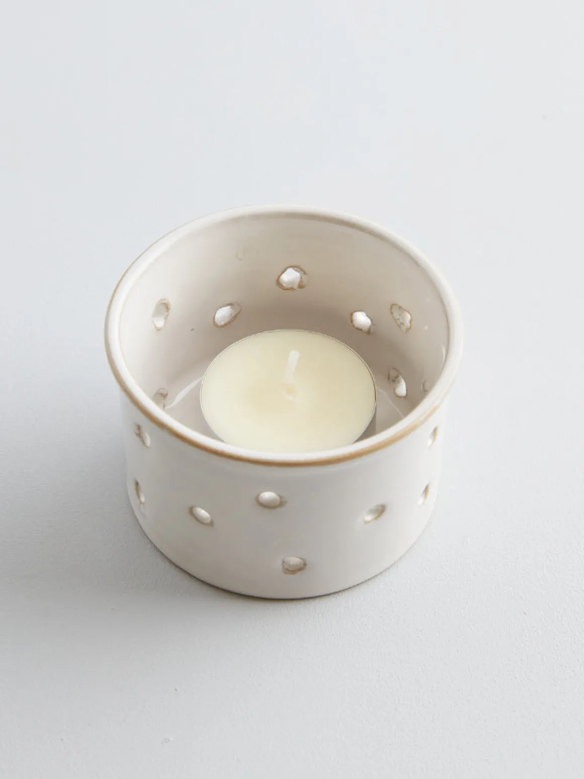 St Eval Glazed Tealight Holder