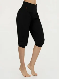 Sukha Capri Yoga Pants - Onyx Black