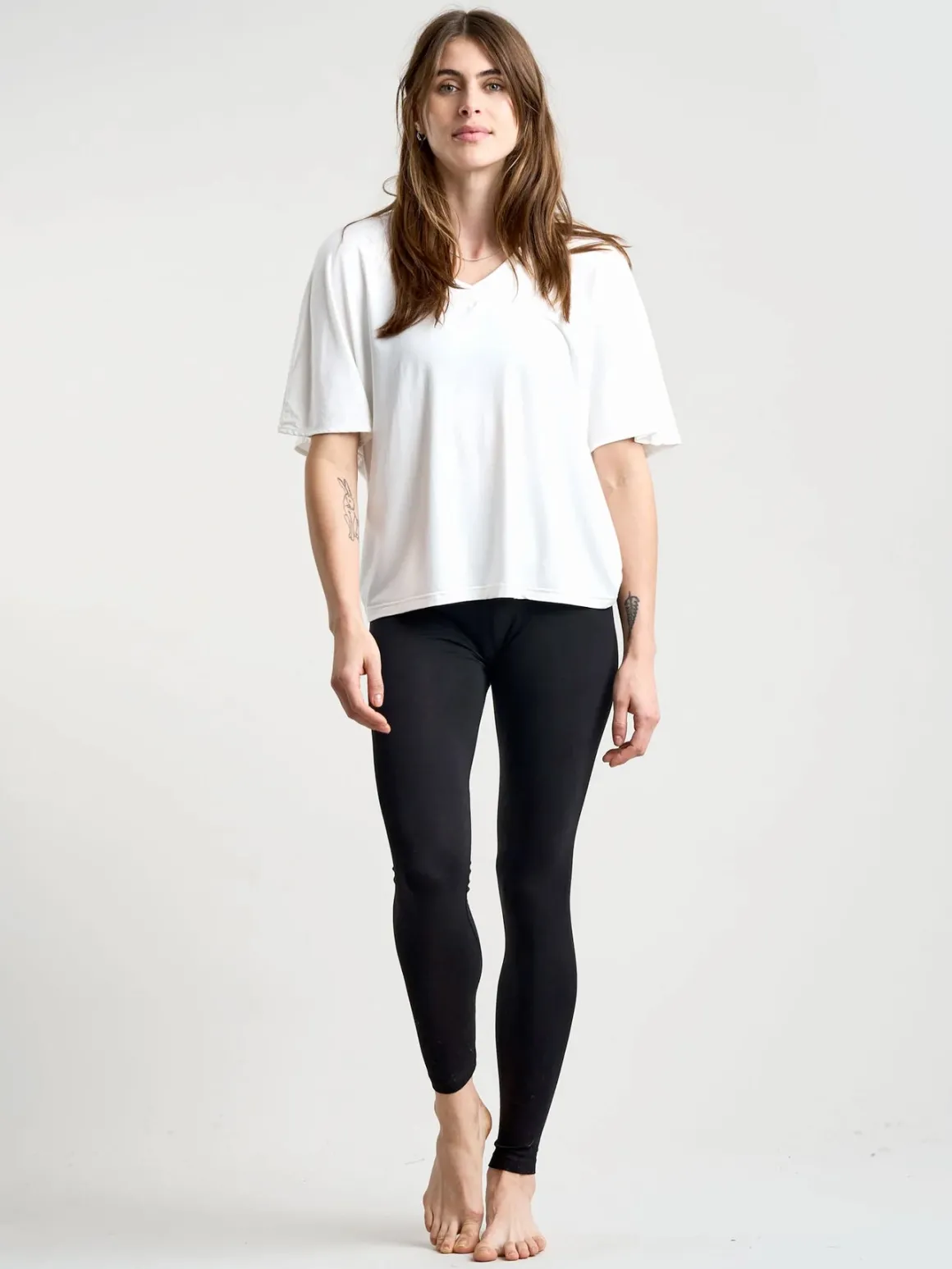Sylvie Organic Cotton Legging - Black