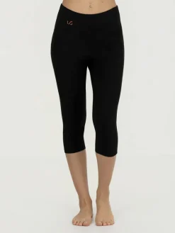 Tara Capri Yoga Pants - Onyx Black