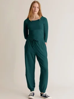 Teresa Organic Cotton Jogger - Teal