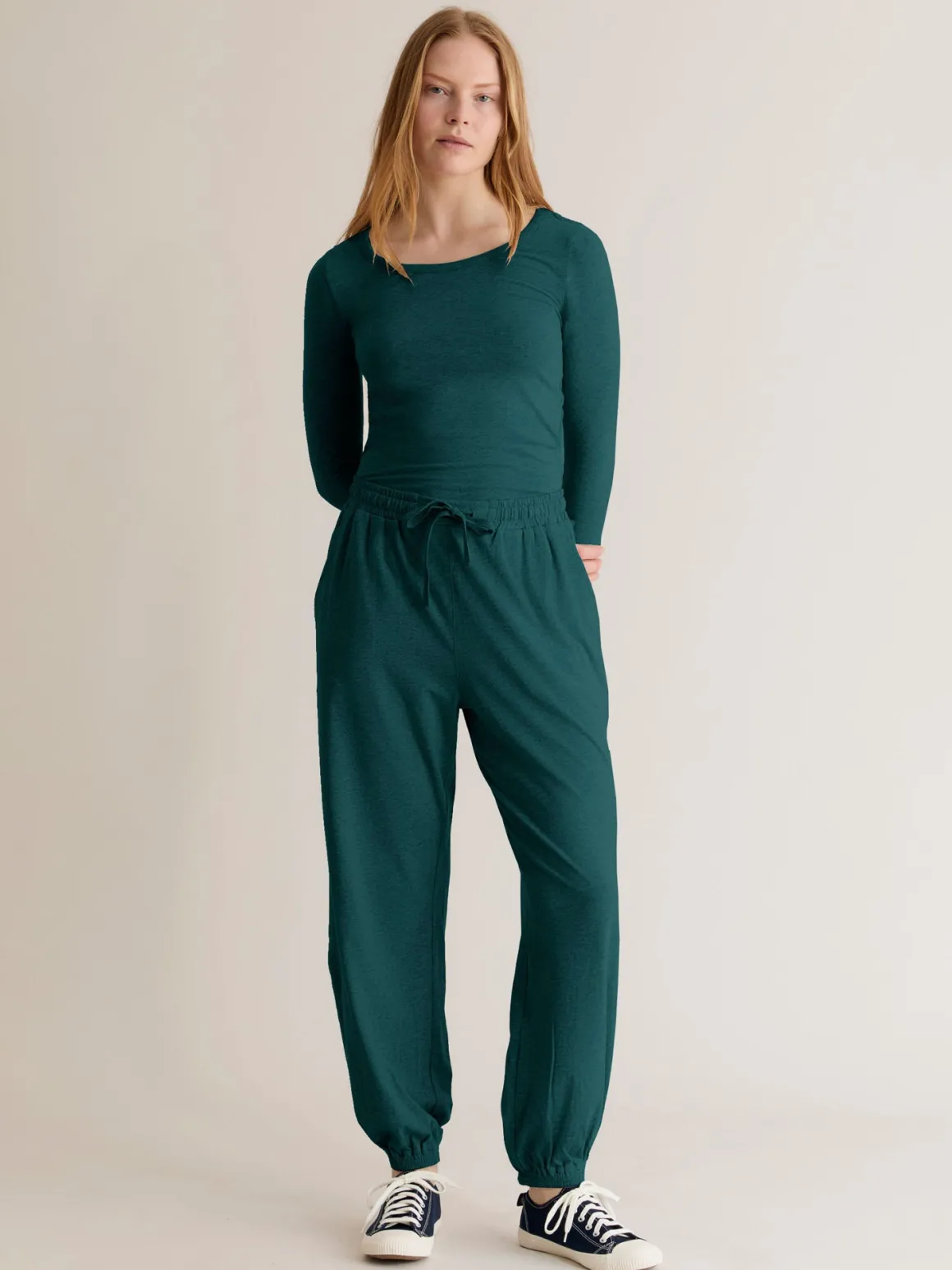 Teresa Organic Cotton Jogger - Teal