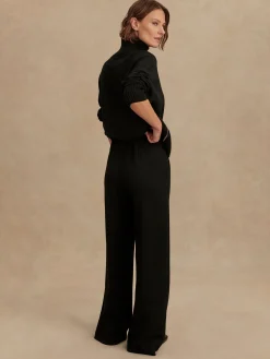 The Extra Wide Leg Pant 29.5 - Black