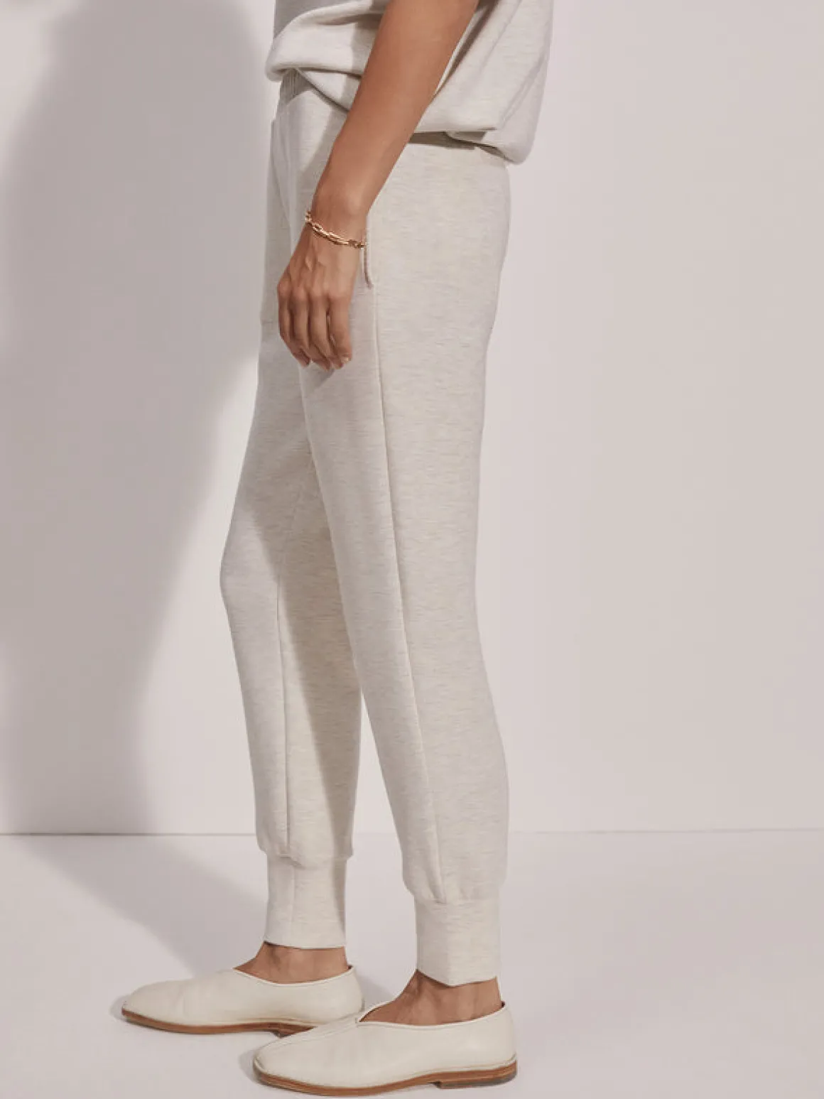 The Slim Cuff Pant 25 - Ivory Marl