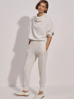 The Slim Cuff Pant 25 - Ivory Marl