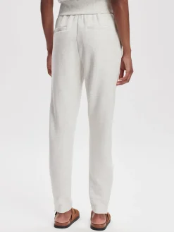 The Slim Zip Hem Pant 29.5 - Ivory Marl