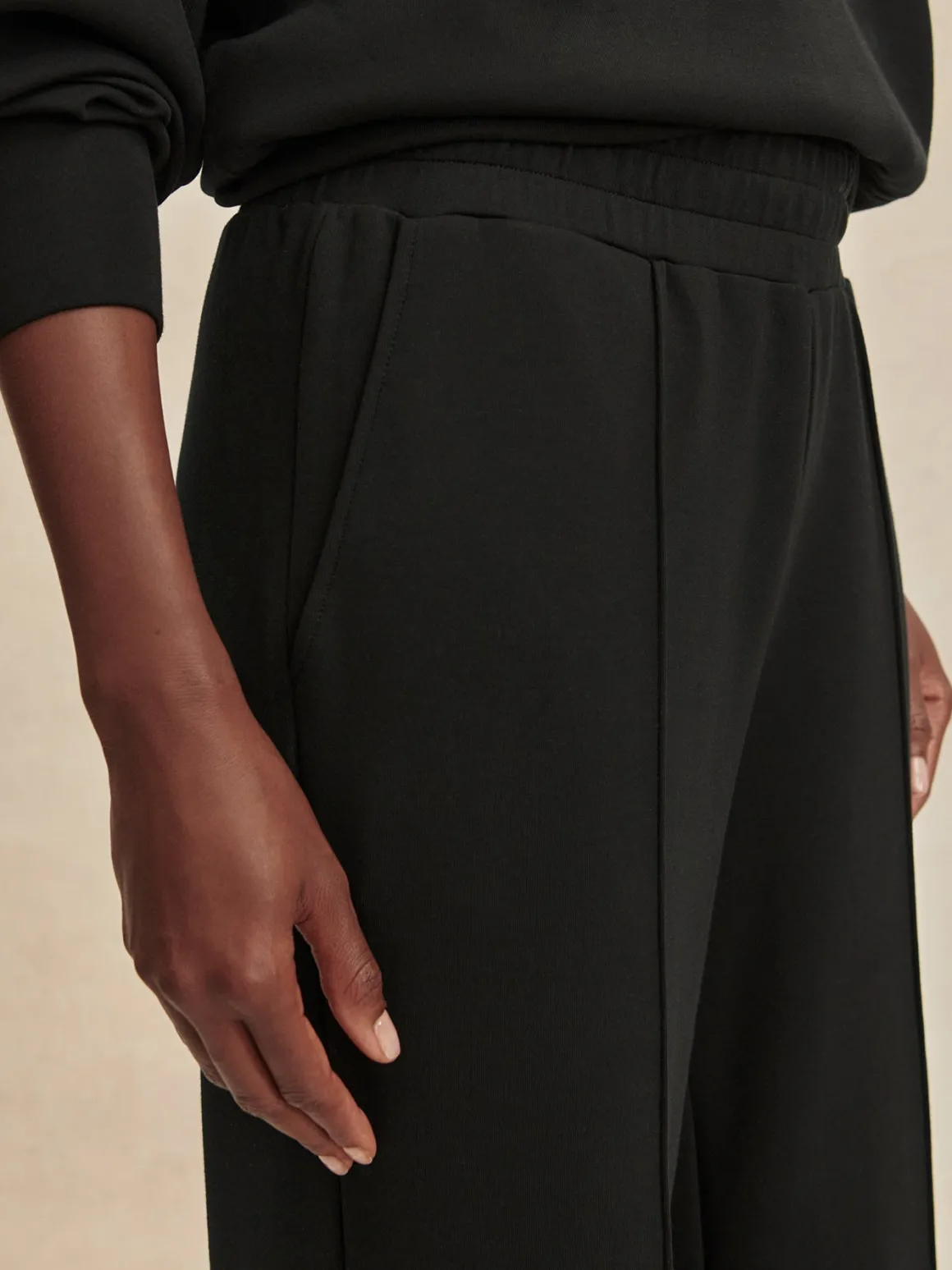 The Wide Leg Pant 30 - Black
