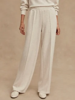 The Wide Leg Pant 30 - Ivory Marl