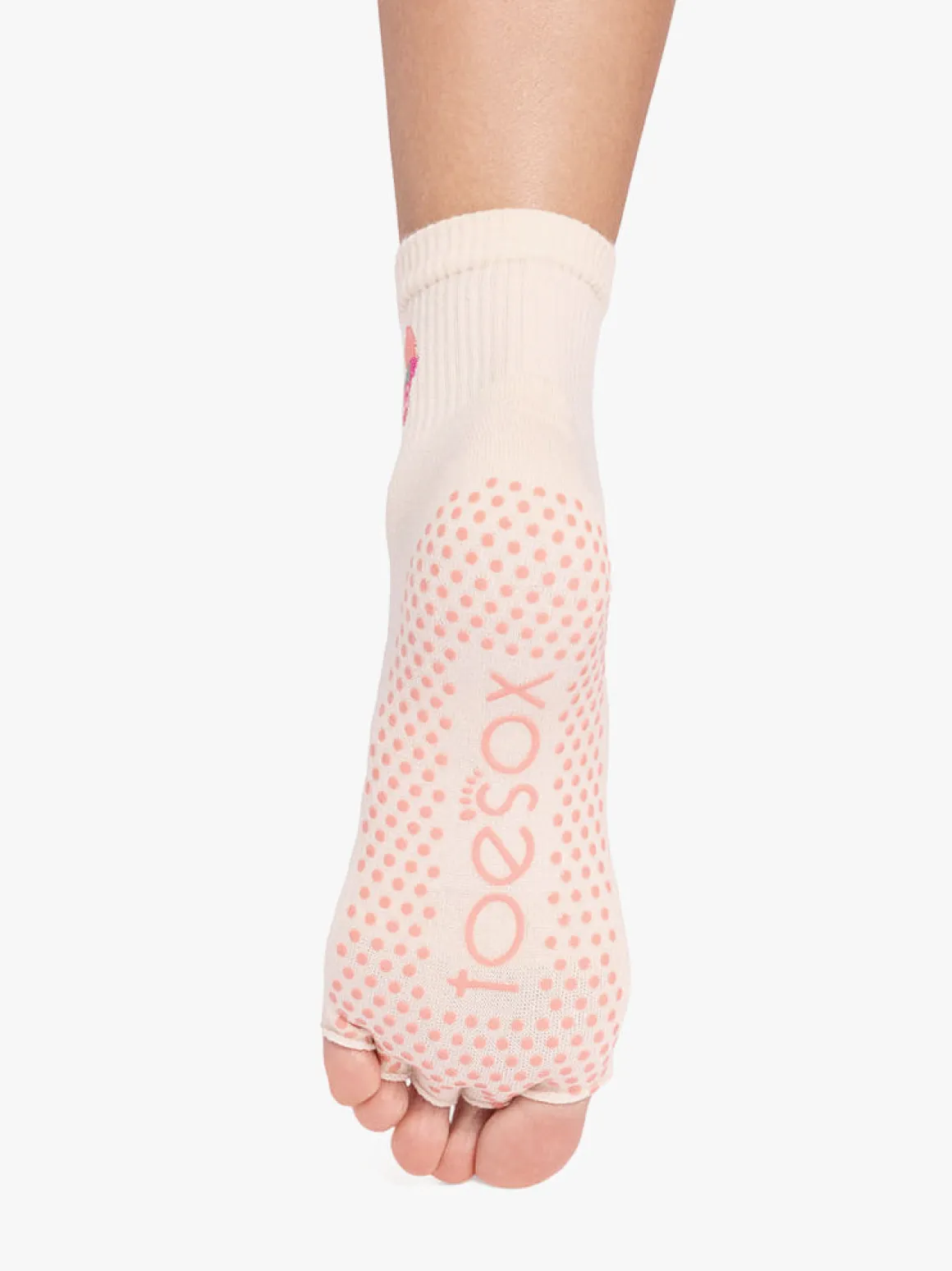 ToeSox Half Toe Melody Ultra Fine Knit Grip Socks - Summer Love