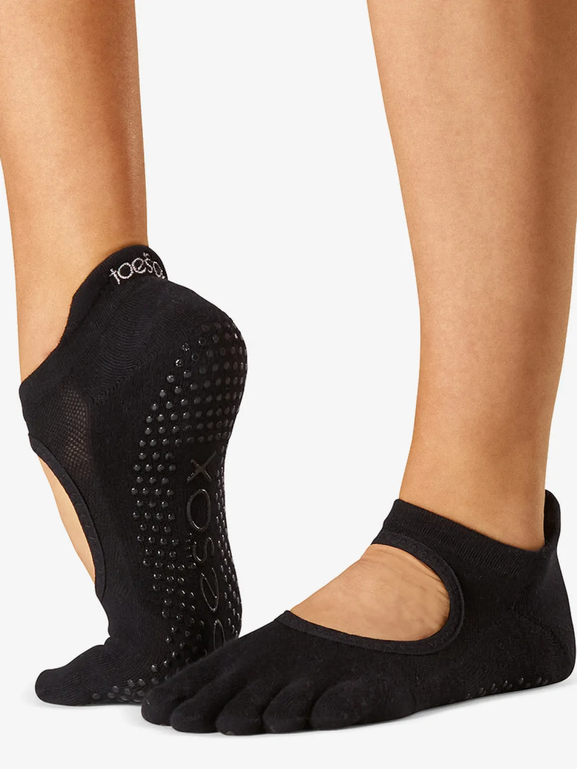 Toesox Tec Full Toe Bellarina Grip Socks - Evolve