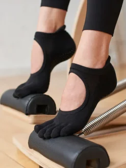 Toesox Tec Full Toe Bellarina Grip Socks - Evolve