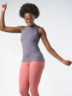 Twist Yoga Vest - Ash Grey